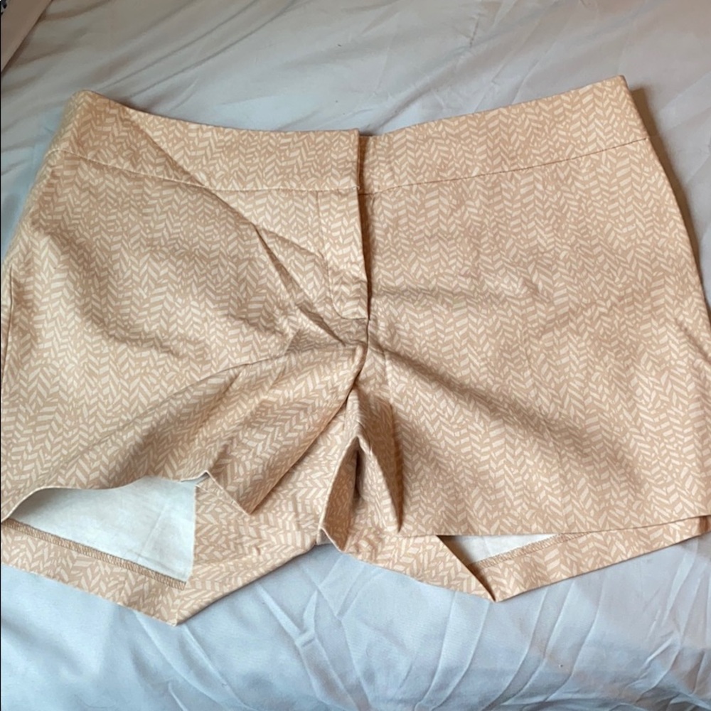 Pink and cream shorts. Size 14